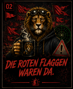Die roten Flaggen waren da
